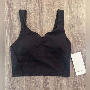 New with tags Lululemon Wunder Train Sweetheart Tank To. Size 6. Black.